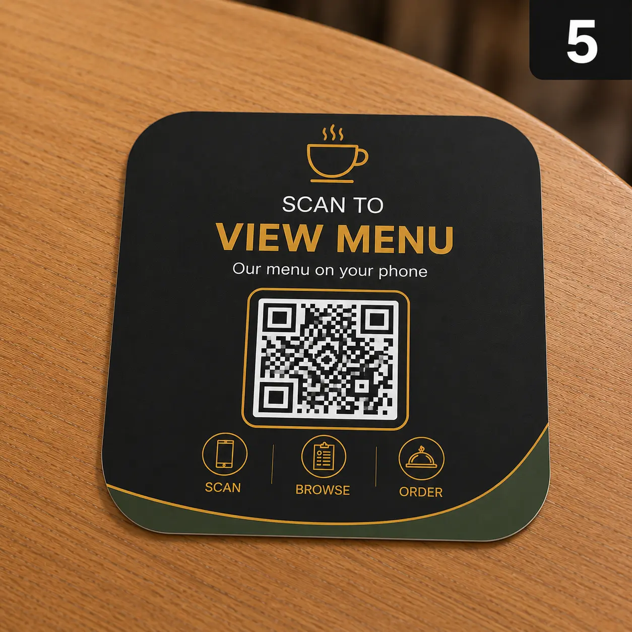 QR sticker — design 5