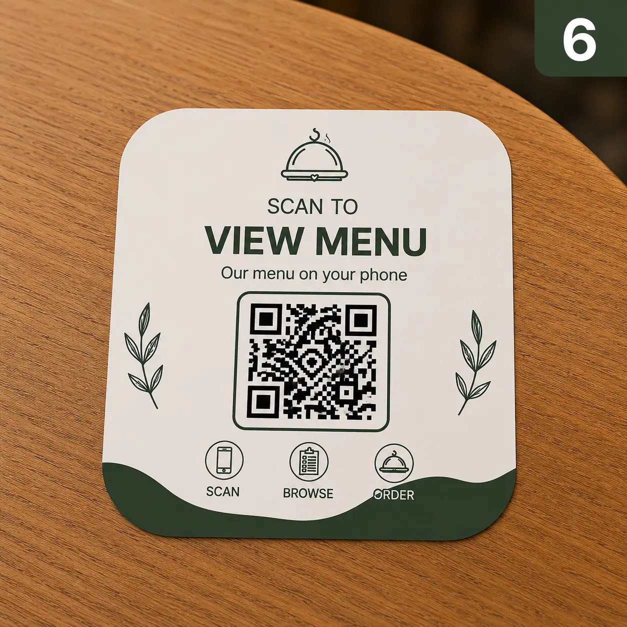 QR sticker — design 6