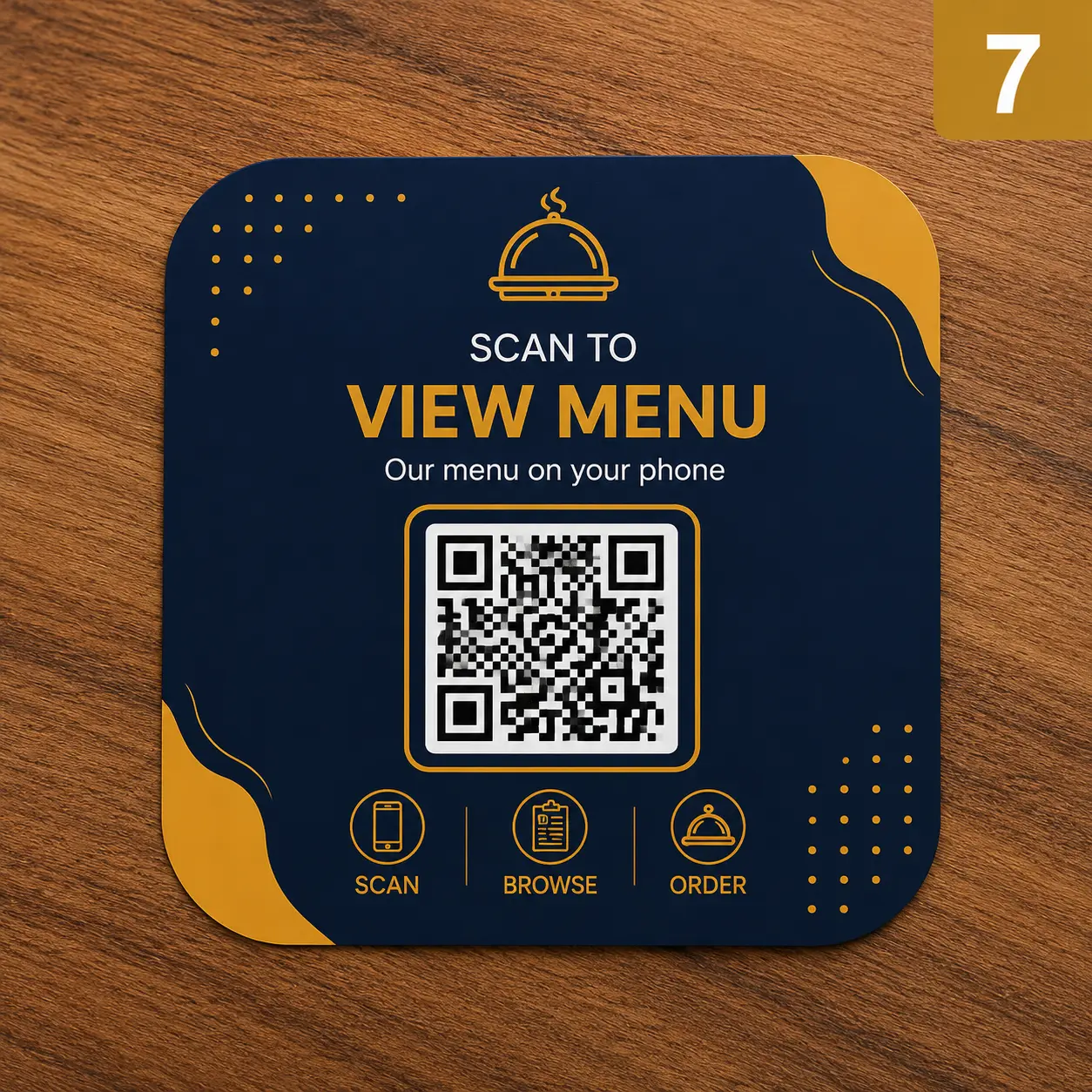QR sticker — design 7
